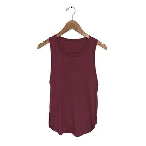Lululemon Round Two Tank Women's Size 6 US Misty‎ Merlot Twist Relaxed Top